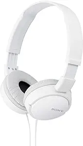 Sony MDR-ZX110A On Ear Stereo Wired Headphones (White), Without Mic