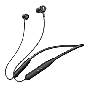 boAt Rockerz 113 (2025 Launch), 40 Hrs Playback, Dual Pair, Fast Charge, ENx Tech, Low Latency, Magnetic Buds, Bluetooth Neckband, Wireless with Mic Earphones(Active Black)