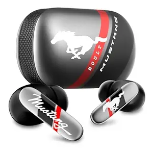 Boult Mustang Newly Launched Dyno TWS Earbuds with 60H Playtime, App Support, Dual Pairing, 4 Mics ENC, 45ms Low Latency, 13mm Drivers, Touch Controls, Made in India, IPX5 Ear Buds Wireless (Grey)